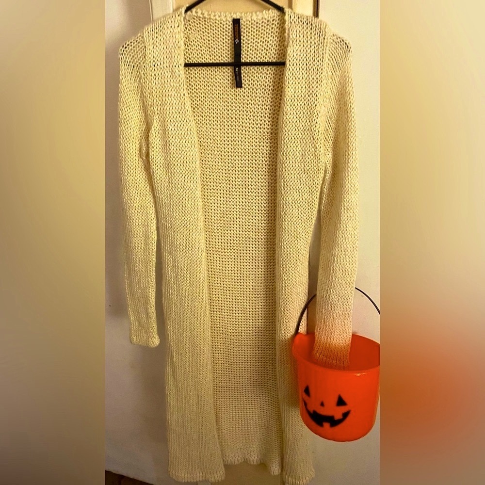 Renee c by so cool long open cardigan size medium